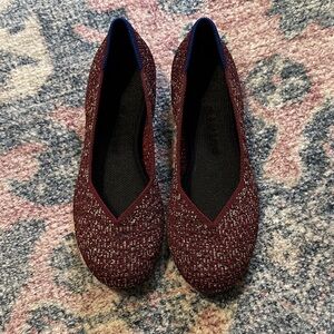 Rothy's The Flat Crimson Tweed